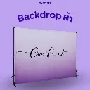 BACKDROP ผ้า (แบบท่อ)